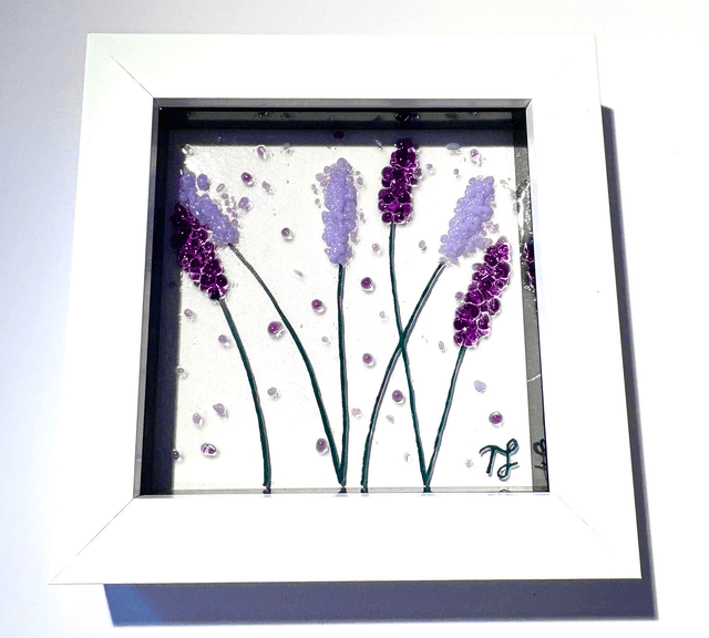 Lavenders Artwork in Standing frame