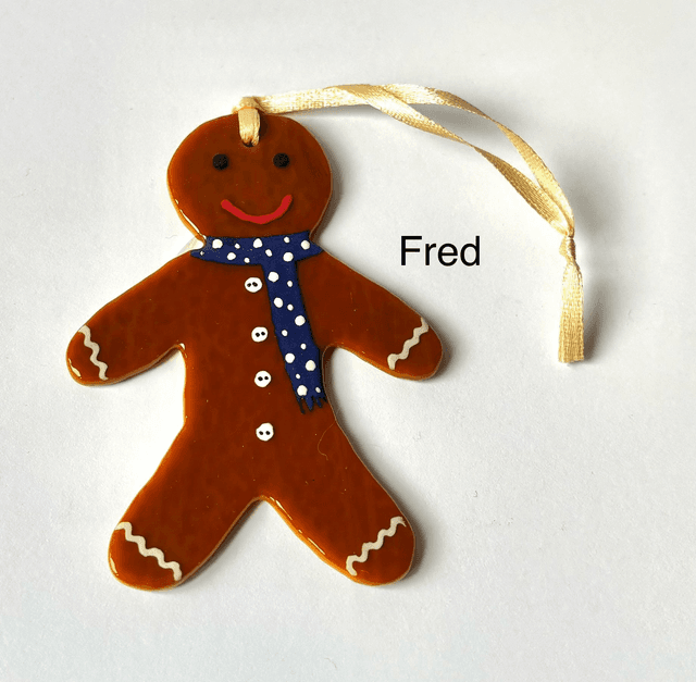 Gingerbread People Hanging Decorations (Various Designs)