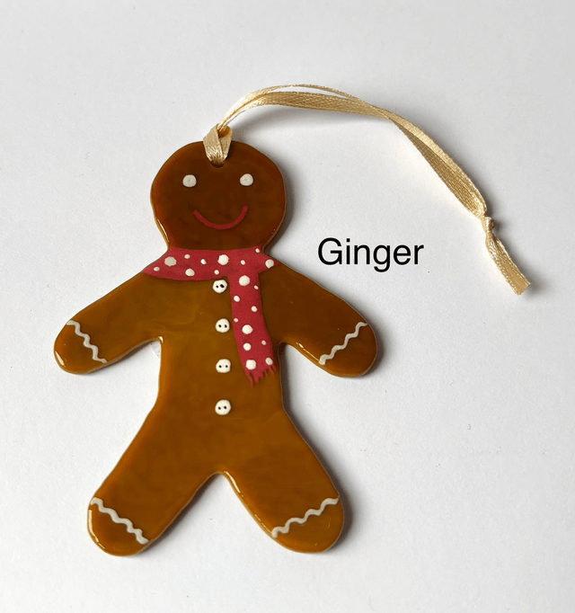 Gingerbread People Hanging Decorations (Various Designs)