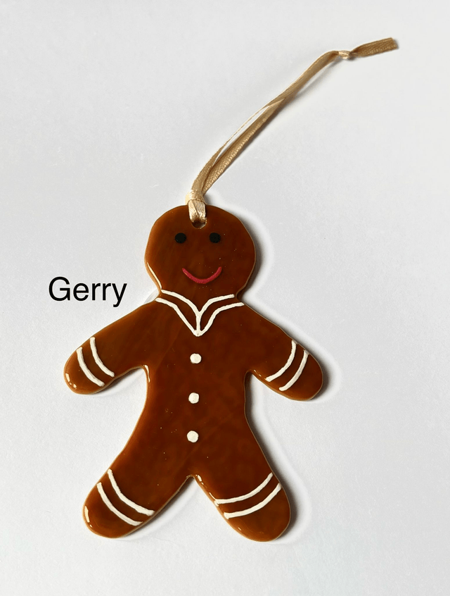 Gingerbread People Hanging Decorations (Various Designs)