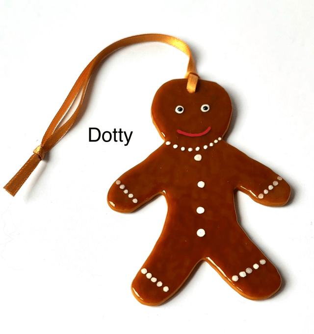 Gingerbread People Hanging Decorations (Various Designs)